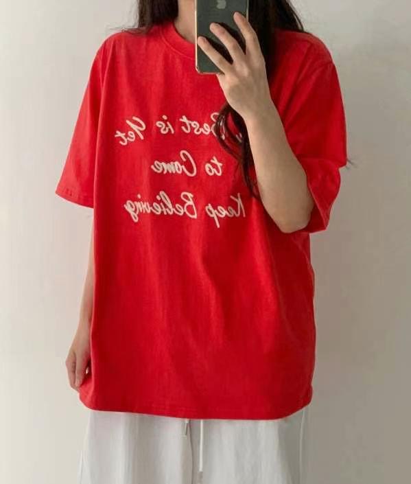 BBIBBICO韓國直郵㊣女士新款人氣時尚真品推薦休閑職業25春夏T恤BBIBBICOT恤圖色3