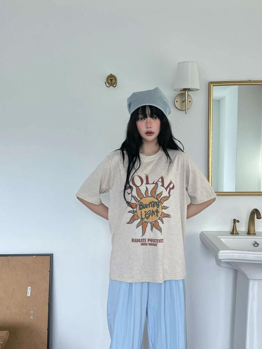 BBIBBICO東大門㊣直郵女裝新品推薦熱賣時尚人氣真品職業T恤BBIBBICOT恤