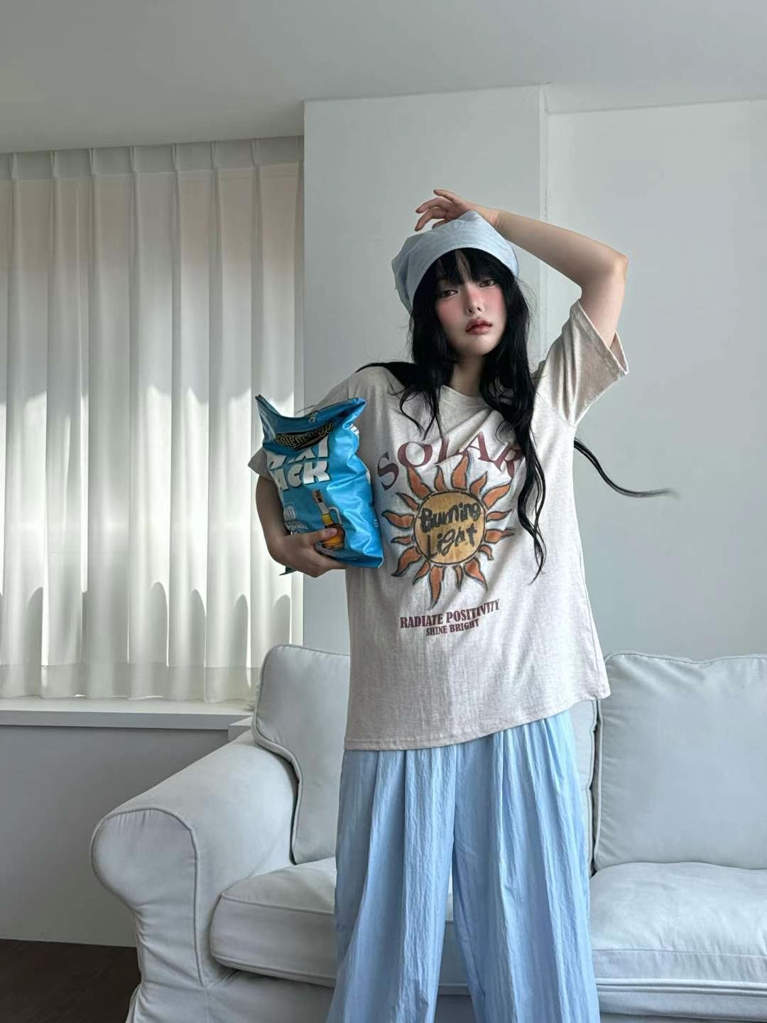 BBIBBICO東大門㊣直郵女裝新品推薦熱賣時尚人氣真品職業T恤BBIBBICOT恤