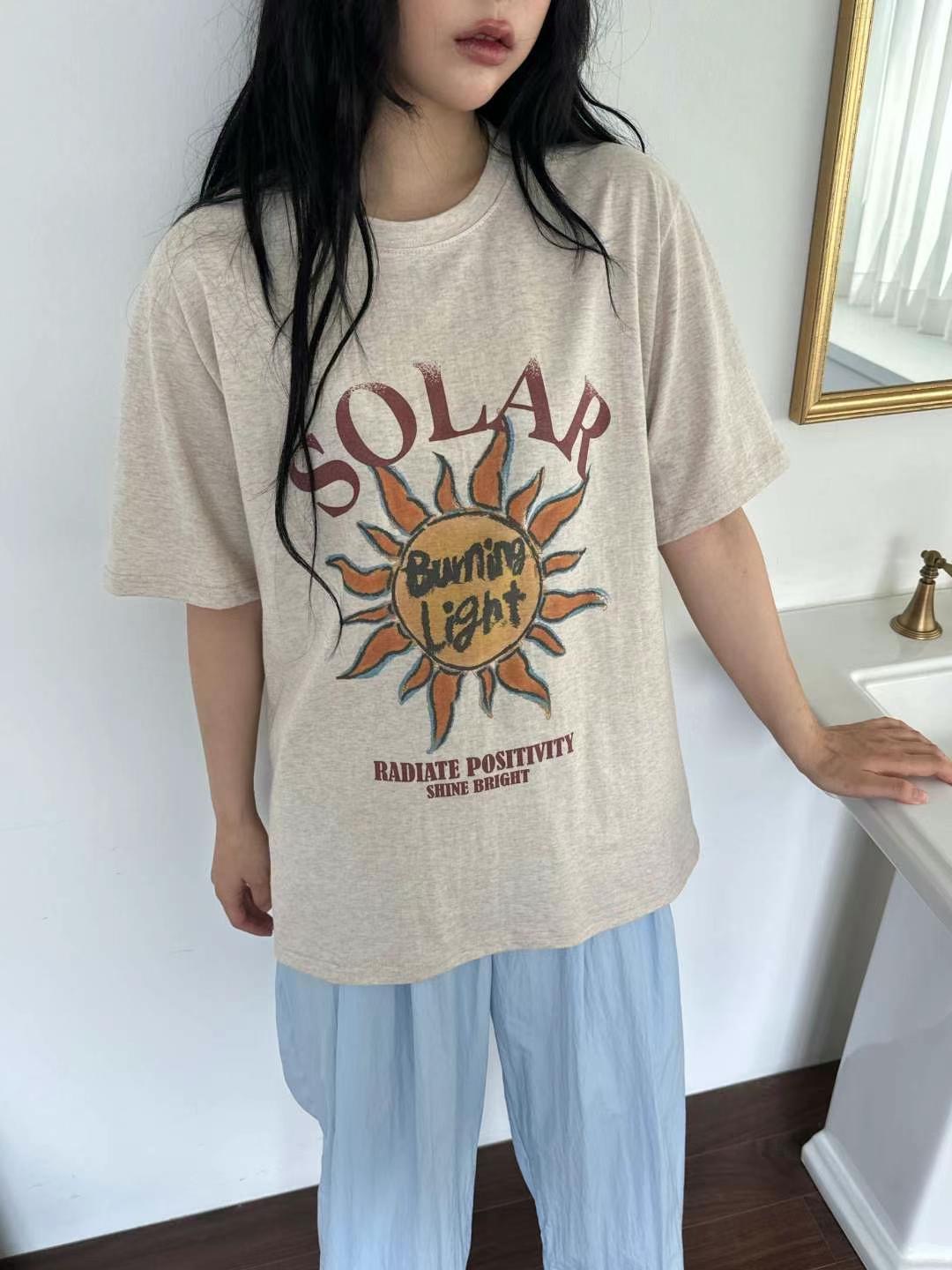 BBIBBICO東大門㊣直郵女裝新品推薦熱賣時尚人氣真品職業T恤BBIBBICOT恤圖色2