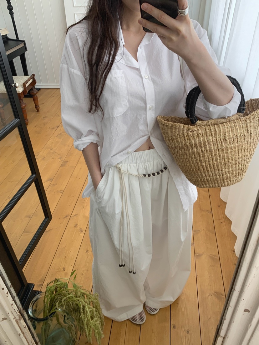 JKICHI東大門㊣直郵女士新品休閑熱賣25春夏時尚休閑褲含腰繩JKICHI休閑褲