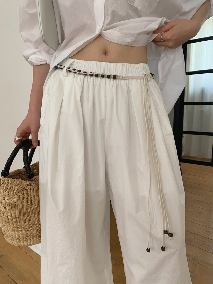 JKICHI東大門㊣直郵女士新品休閑熱賣25春夏時尚休閑褲含腰繩JKICHI休閑褲