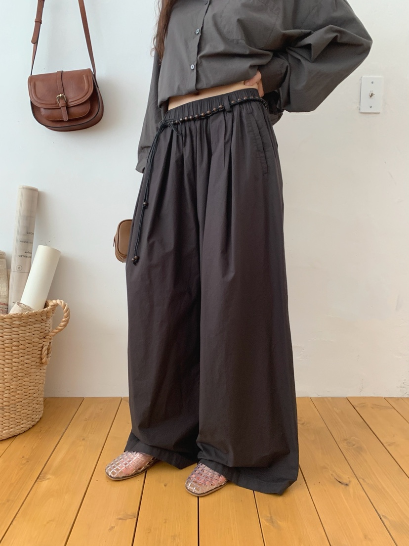 JKICHI東大門㊣直郵女士新品休閑熱賣25春夏時尚休閑褲含腰繩JKICHI休閑褲
