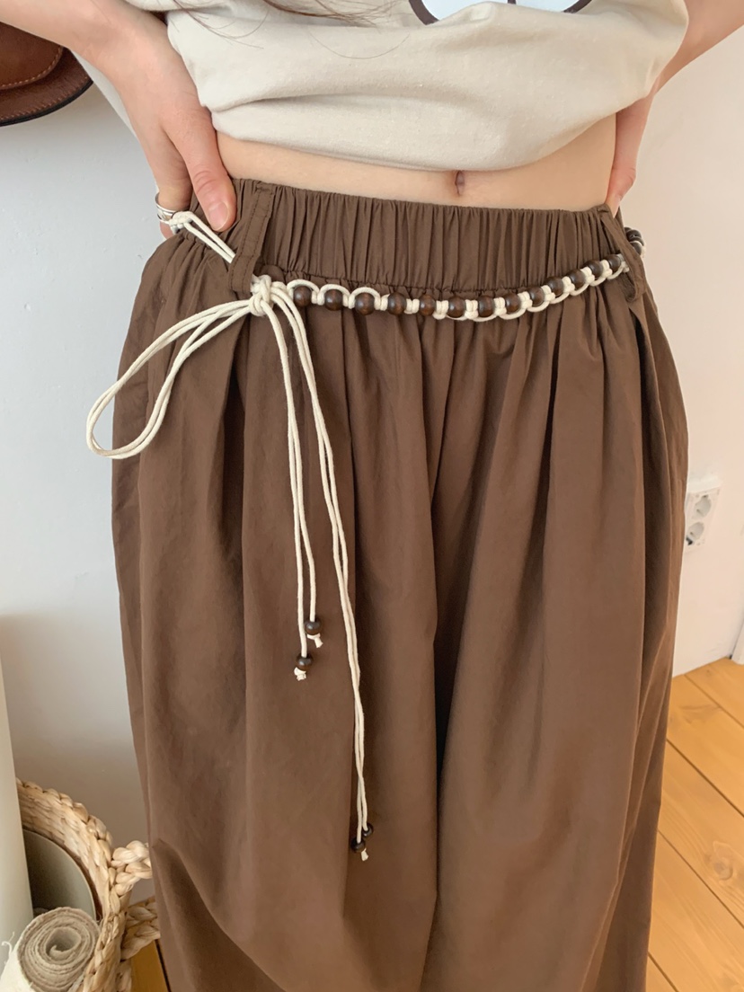 JKICHI東大門㊣直郵女士新品休閑熱賣25春夏時尚休閑褲含腰繩JKICHI休閑褲