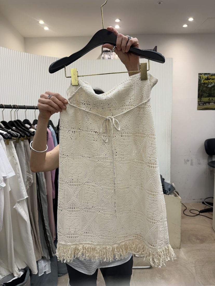 BETWEEN US東大門㊣實拍女裝新款休閑真品半身裙中短裙含腰繩JICJO:SEOUL半身裙/中短裙