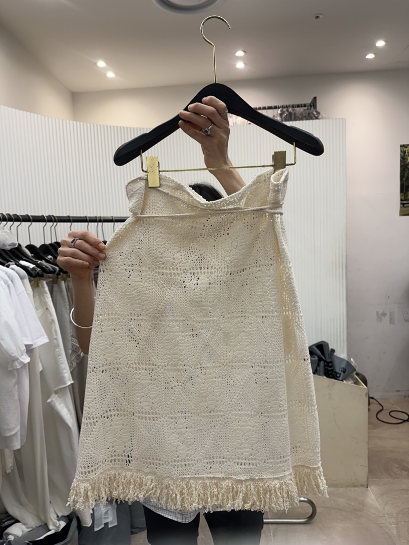 BETWEEN US東大門㊣實拍女裝新款休閑真品半身裙中短裙含腰繩JICJO:SEOUL半身裙/中短裙
