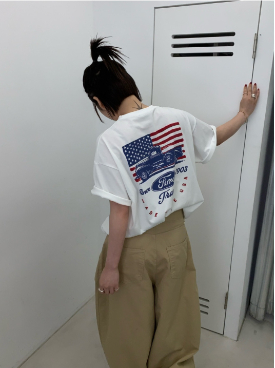 KSUBI韓國直郵㊣女裝新款職業熱賣人氣25春夏時尚休閑真品T恤KSUBIT恤