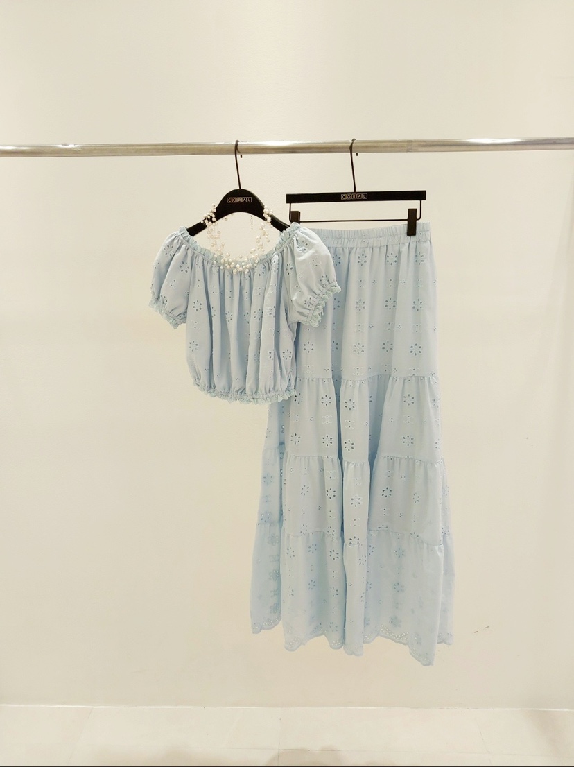 CORAL韓國代購㊣女士新款休閑時尚25春夏人氣真品職業推薦套裝CORAL套裝圖色2