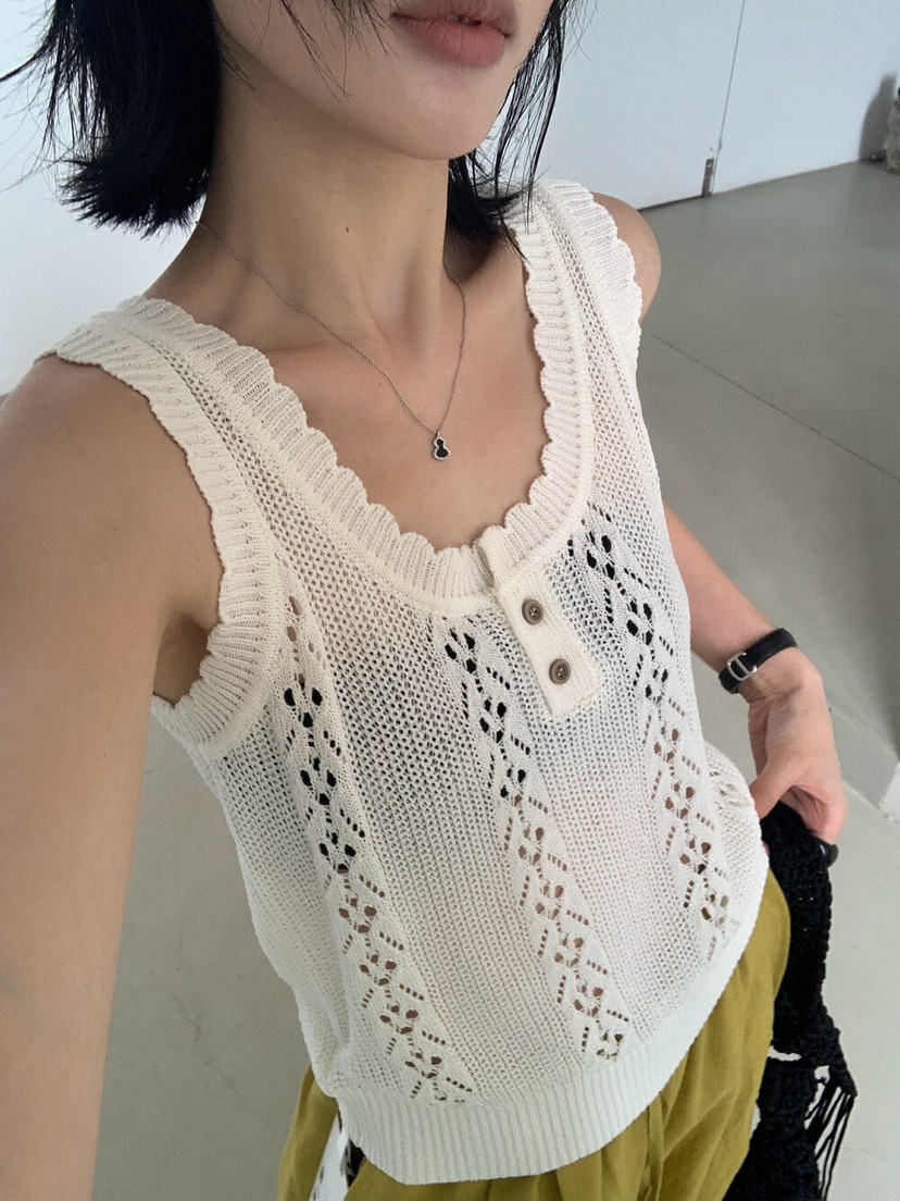OLA東大門㊣代購女士新品25春夏休閑熱賣職業時尚人氣吊帶背心mellor/OLA吊帶/背心