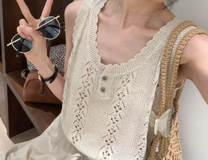 OLA東大門㊣代購女士新品25春夏休閑熱賣職業時尚人氣吊帶背心mellor/OLA吊帶/背心