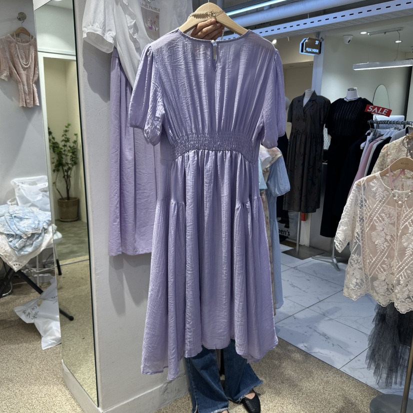 空韓國代購㊣女裝新款人氣25春夏時尚熱賣休閑真品職業連衣裙BELITA連衣裙