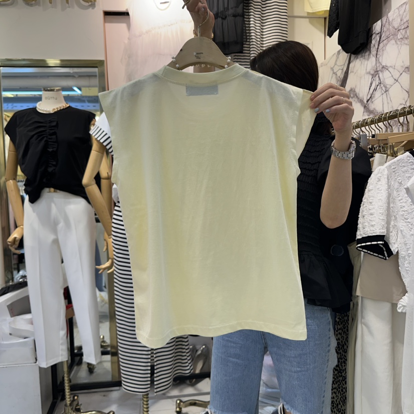BUTTU東大門㊣代購女裝新款熱賣推薦25春夏休閑人氣吊帶背心10 O CLOCK/Buttu吊帶/背心