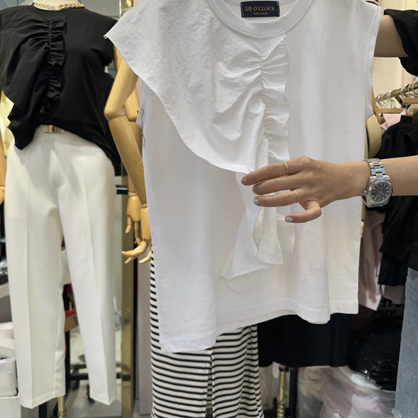 BUTTU東大門㊣代購女裝新款熱賣推薦25春夏休閑人氣吊帶背心10 O CLOCK/Buttu吊帶/背心