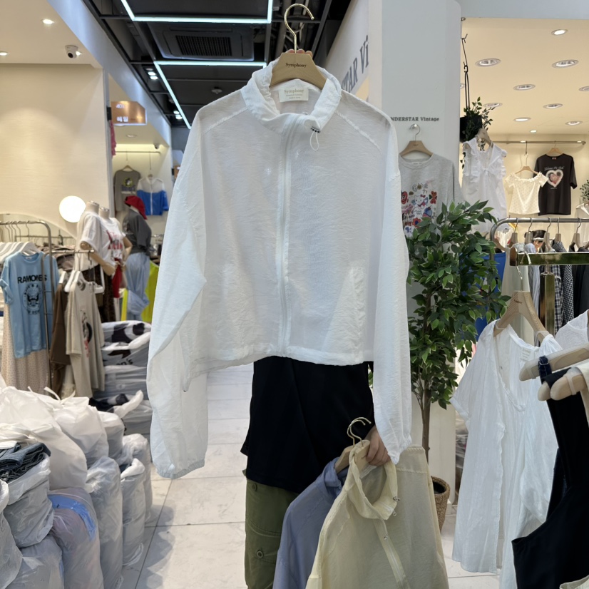 SYMPHONY韓國代購㊣女士新款休閑推薦人氣職業熱賣夾克拉鏈SYMPHONY夾克圖色2