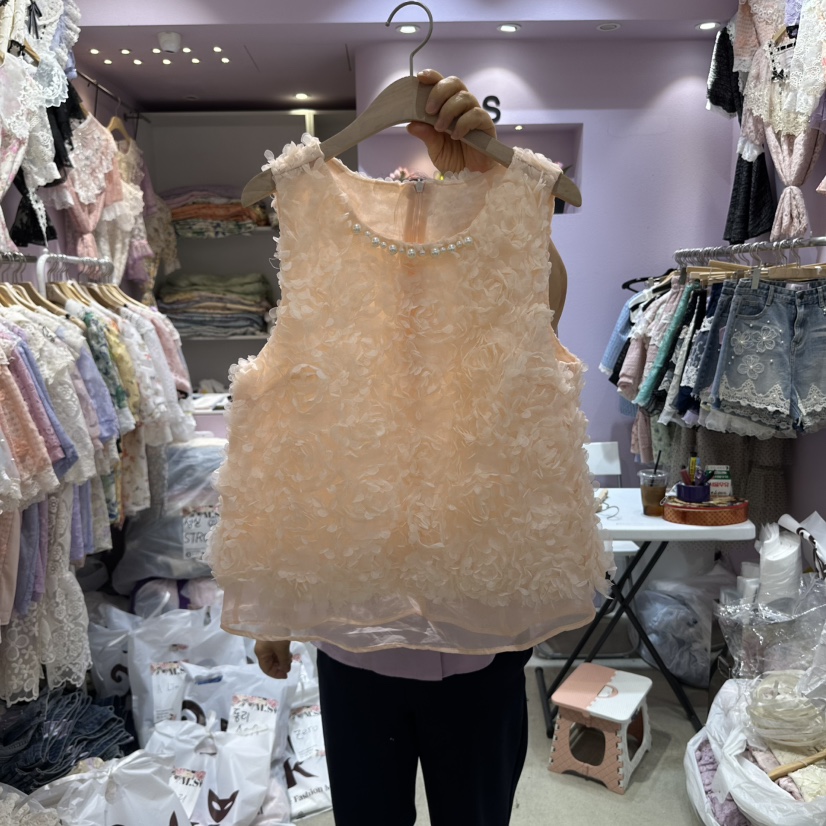 MS韓國代購㊣女士新品人氣職業25春夏時尚休閑推薦吊帶背心MS吊帶/背心圖色2