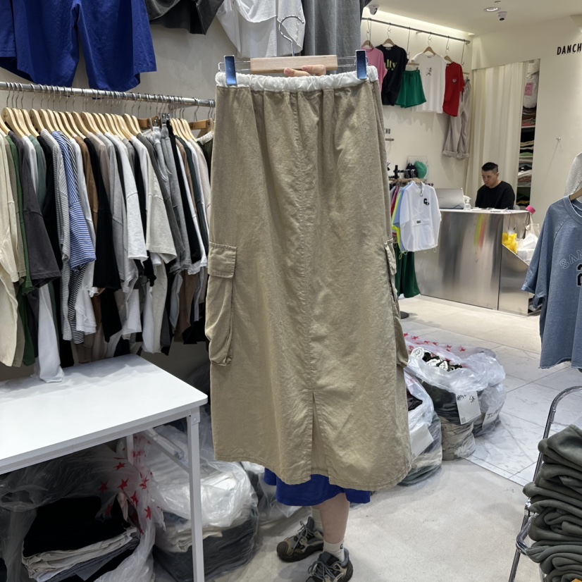 REPLAY東大門㊣直郵女裝新品人氣休閑熱賣真品長裙工裝褲亞麻REPLAY長裙