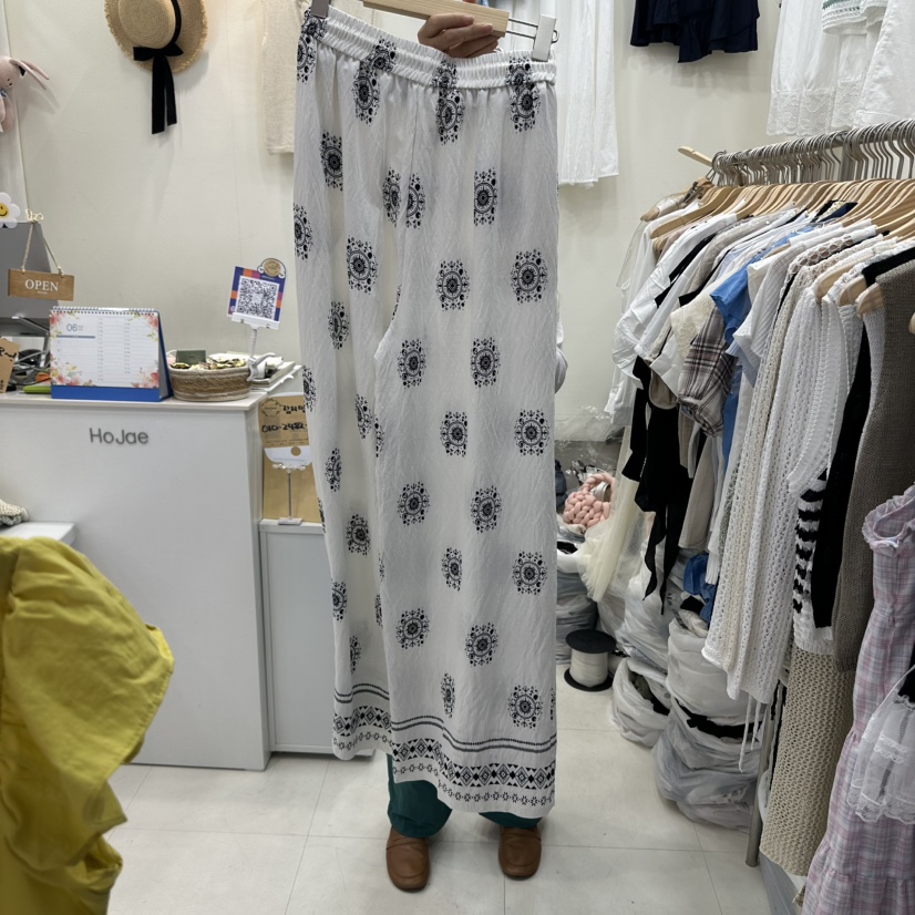 HOJAE韓國直郵㊣女士新品真品25春夏人氣熱賣推薦休閑休閑褲MID-LEVEL JUMP休閑褲