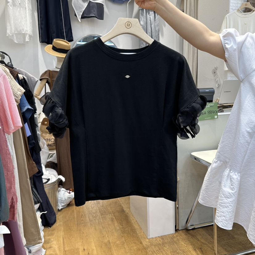 THE MOST-Q韓國直郵㊣女裝新品休閑職業真品熱賣時尚推薦T恤THE MOSTT恤圖色2