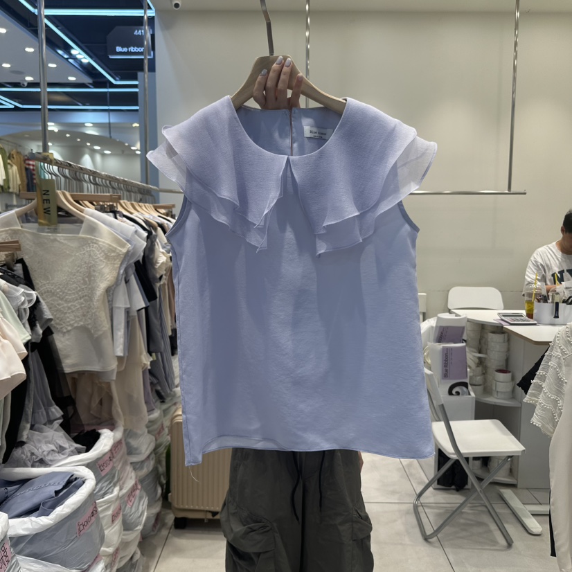 BLUE RIBBON東大門㊣實拍女裝新款職業推薦真品時尚吊帶背心BLUE RIBBON吊帶/背心圖色3