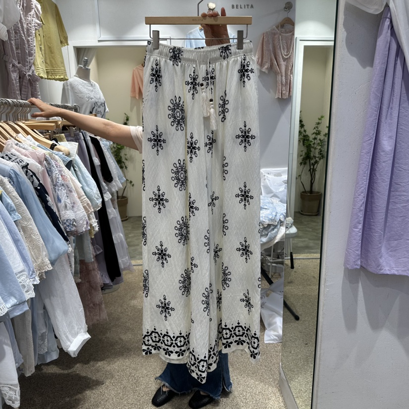 空韓國直郵㊣女裝新款真品25春夏熱賣職業時尚人氣休閑休閑褲BELITA休閑褲