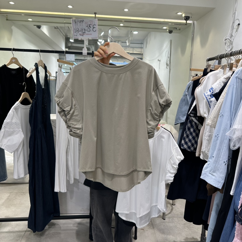 DREAM GIRIS東大門㊣代購女裝新款休閑職業25春夏真品熱賣T恤DREAM GIRIS/HOT PLACET恤