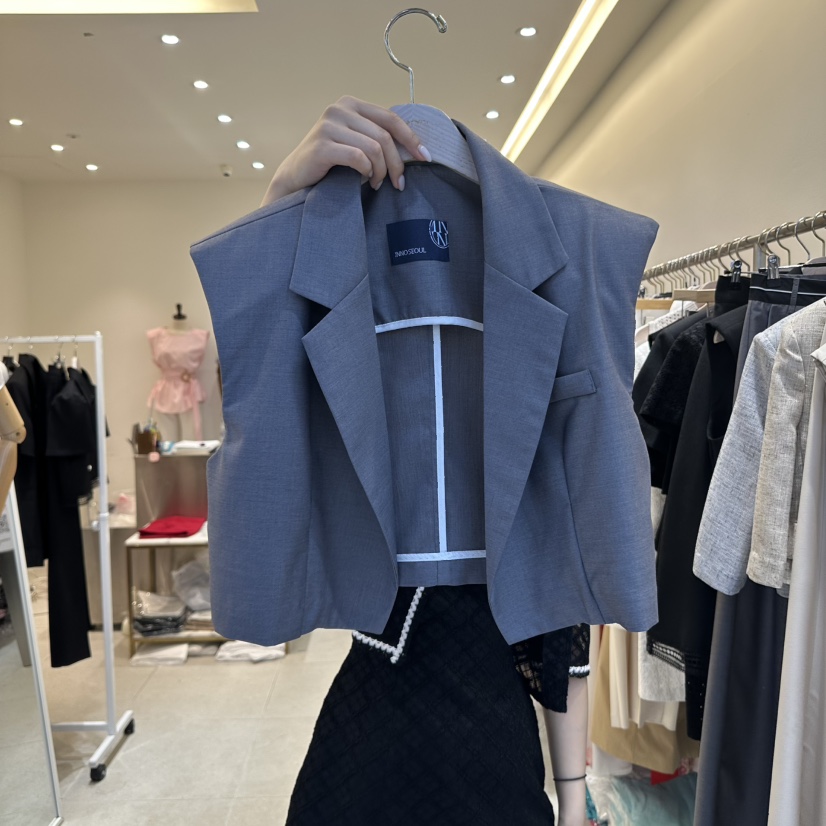 INNO韓國代購㊣女裝新品休閑職業人氣推薦真品時尚熱賣馬甲INNO馬甲