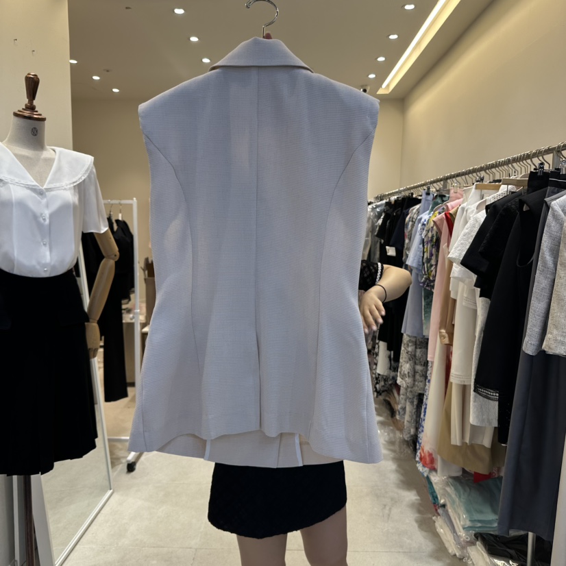 INNO東大門㊣實拍女裝新品熱賣時尚推薦休閑職業真品人氣馬甲INNO馬甲