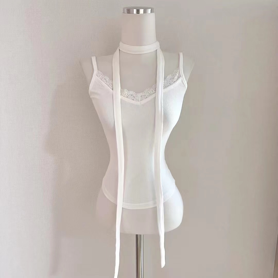 ISABELLA韓國代購㊣女士新品25春夏推薦吊帶背心含脖帶套裝ISABELLA吊帶/背心圖色3