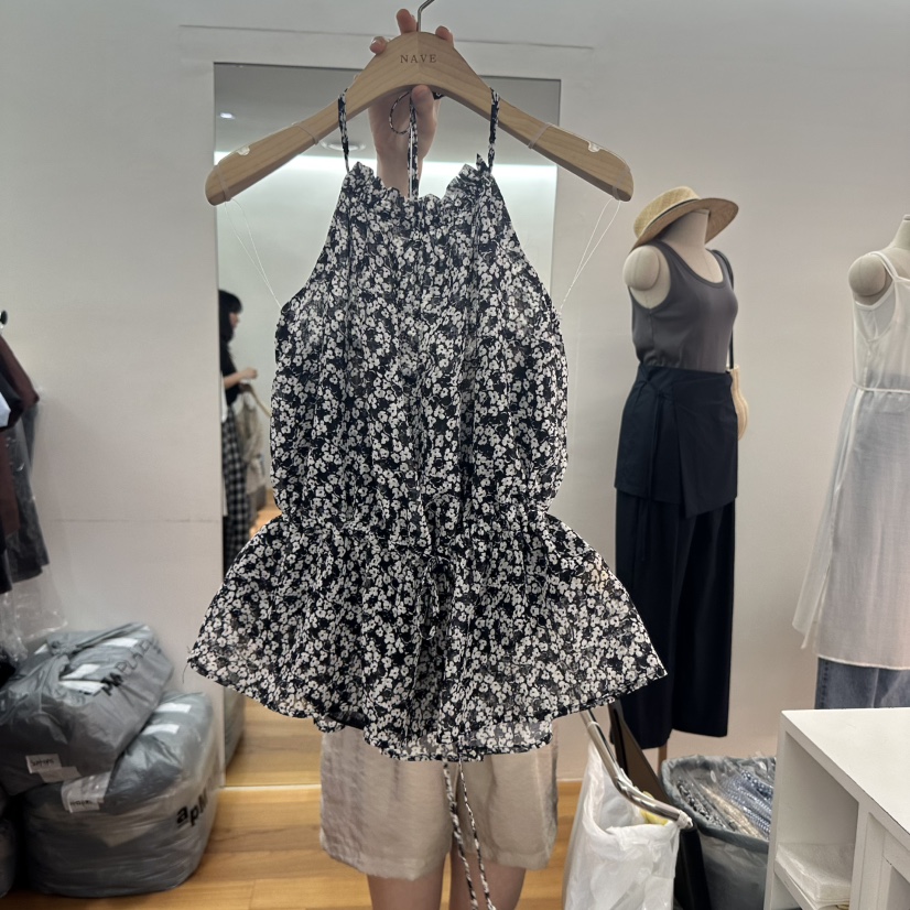 NAVE韓國代購㊣女裝新款真品職業人氣熱賣休閑時尚吊帶背心NAVE吊帶/背心圖色2