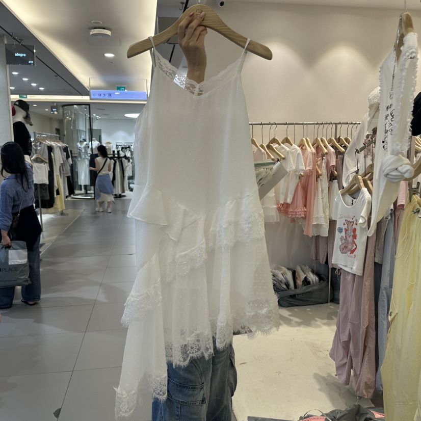 MIMME東大門㊣實拍女裝新款熱賣職業真品25春夏人氣連衣裙蕾絲MIMME連衣裙圖色1