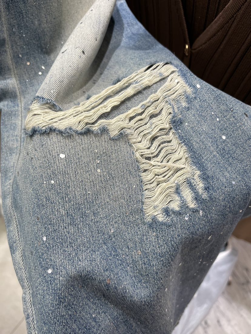 WORK SHOP韓國代購㊣女裝新品人氣真品熱賣25春夏休閑牛仔褲Work_shop牛仔褲