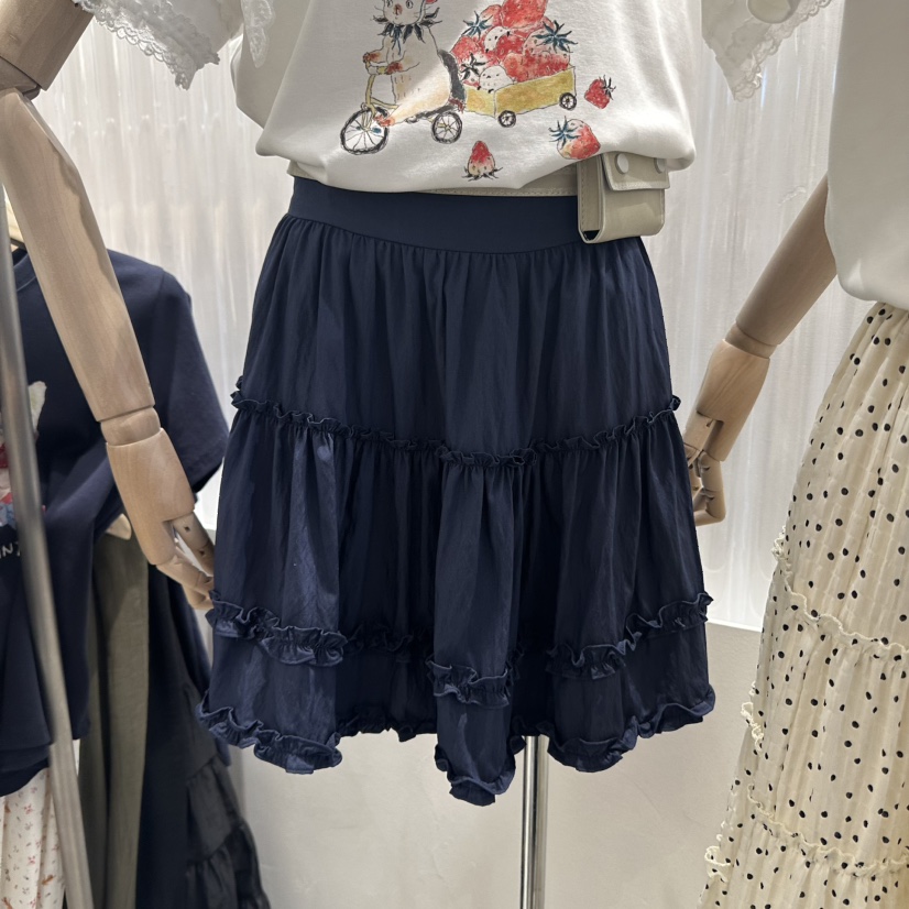 MIMME東大門㊣直郵女裝新款25春夏真品休閑人氣推薦裙褲荷葉邊MIMME裙褲圖色3