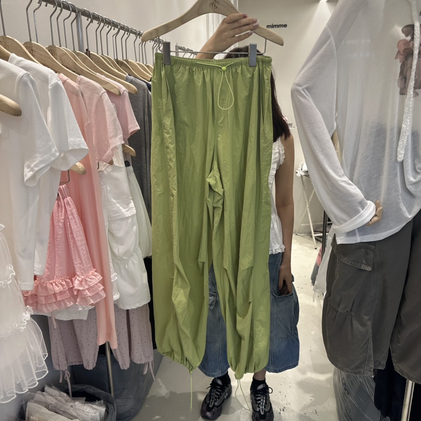 MIMME東大門㊣代購女士新品熱賣人氣推薦時尚休閑25春夏休閑褲MIMME休閑褲圖色1