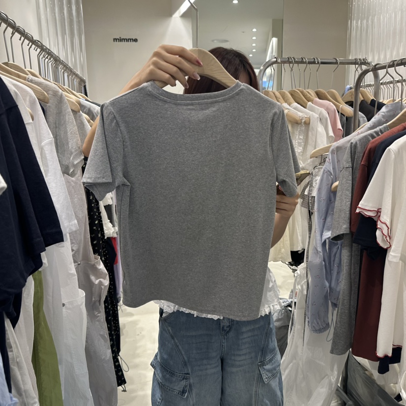 MIMME韓國直郵㊣女士新品推薦休閑熱賣時尚人氣職業真品T恤MIMMET恤