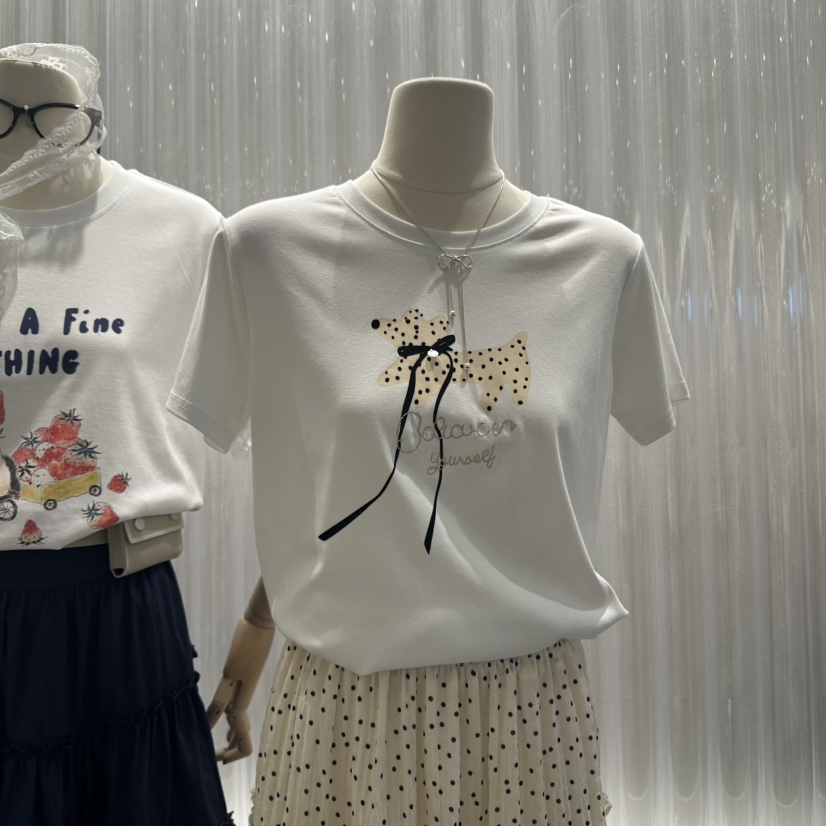 MIMME韓國直郵㊣女士新品推薦休閑熱賣時尚人氣職業真品T恤MIMMET恤圖色2