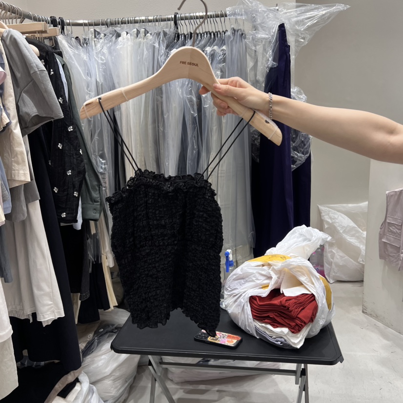 FRE東大門㊣代購女士新品25春夏時尚休閑職業人氣真品吊帶背心FRE吊帶/背心圖色2