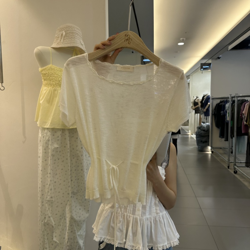 MIMME韓國代購㊣女裝新品25春夏時尚推薦休閑人氣真品熱賣T恤MIMMET恤圖色3