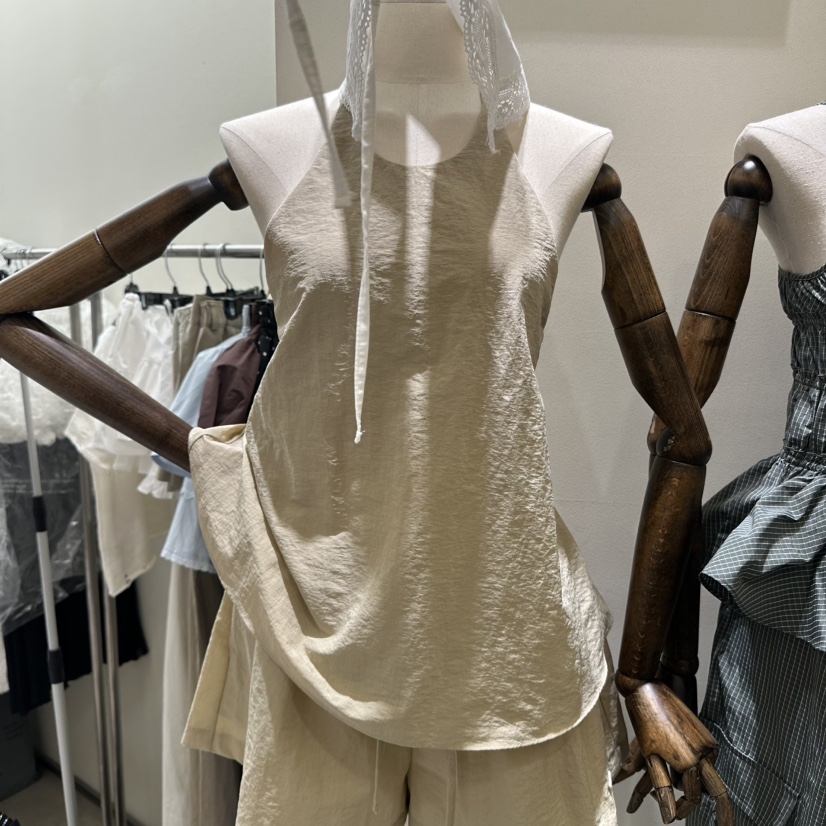 TOMGIRL韓國直郵㊣女士新款時尚職業熱賣真品25春夏吊帶背心TOMGIRL吊帶/背心圖色1