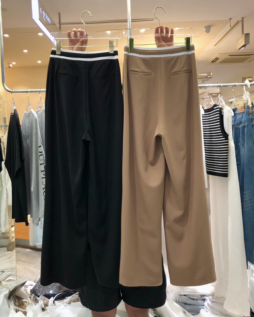 WORK SHOP東大門㊣直郵女裝新款25春夏休閑人氣時尚休閑褲Work_shop休閑褲