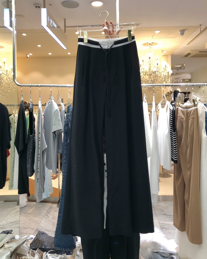 WORK SHOP東大門㊣直郵女裝新款25春夏休閑人氣時尚休閑褲Work_shop休閑褲圖色2