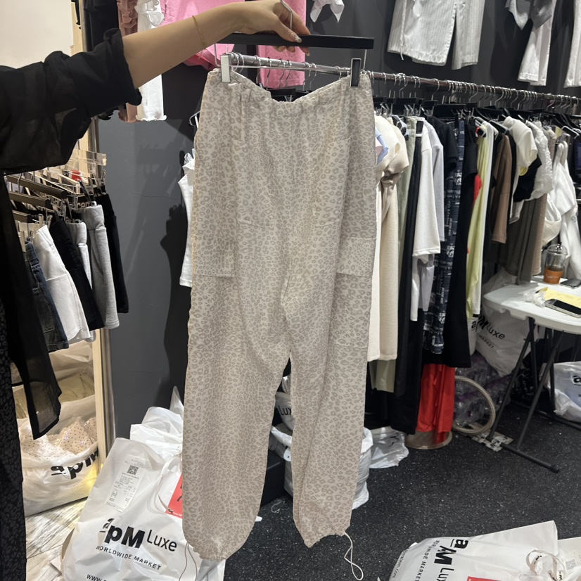 RARE CLOSET韓國代購㊣女裝新品真品推薦25春夏休閑褲豹紋RARE CLOSET休閑褲