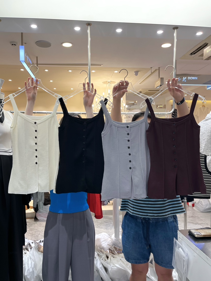WORK SHOP韓國代購㊣女裝新款25春夏推薦休閑吊帶背心緊身Work_shop吊帶/背心
