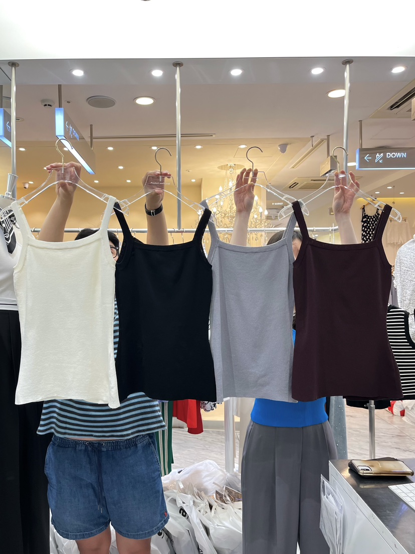WORK SHOP韓國代購㊣女裝新款25春夏推薦休閑吊帶背心緊身Work_shop吊帶/背心