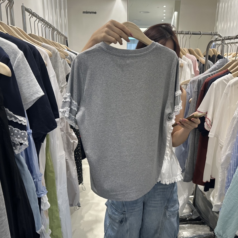 MIMME東大門㊣直郵女士新品休閑真品時尚人氣推薦25春夏T恤MIMMET恤