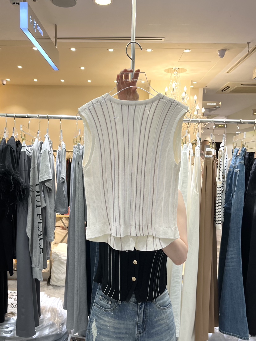 WORK SHOP東大門㊣直郵女士新款熱賣職業真品人氣時尚馬甲Work_shop馬甲
