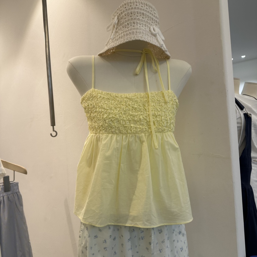 MIMME東大門㊣代購女裝新品時尚熱賣25春夏推薦真品吊帶背心MIMME吊帶/背心圖色2