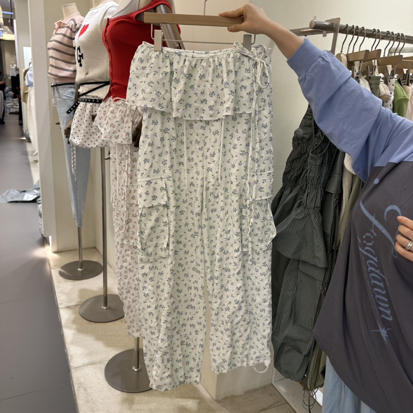 TOMGIRL韓國代購㊣女裝新品25春夏職業真品休閑熱賣時尚裙褲TOMGIRL裙褲圖色1
