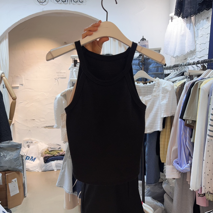 OZ東大門㊣實拍女裝新品熱賣25春夏真品職業時尚吊帶背心絨OZ.ounce吊帶/背心圖色3