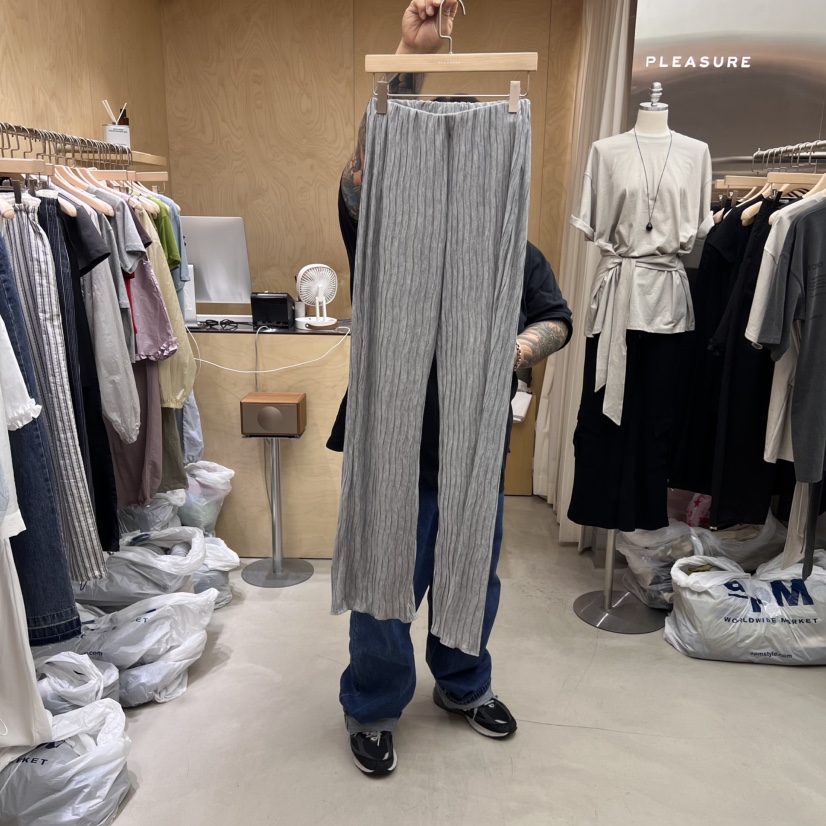 PLEASURE東大門㊣代購女士新品人氣休閑25春夏熱賣時尚休閑褲PLEASURE休閑褲圖色2