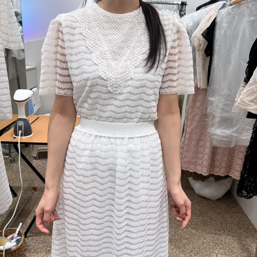 A韓國直郵㊣女裝新品休閑推薦職業真品時尚25春夏襯衫蕾絲衫A STORE襯衫/蕾絲衫圖色1